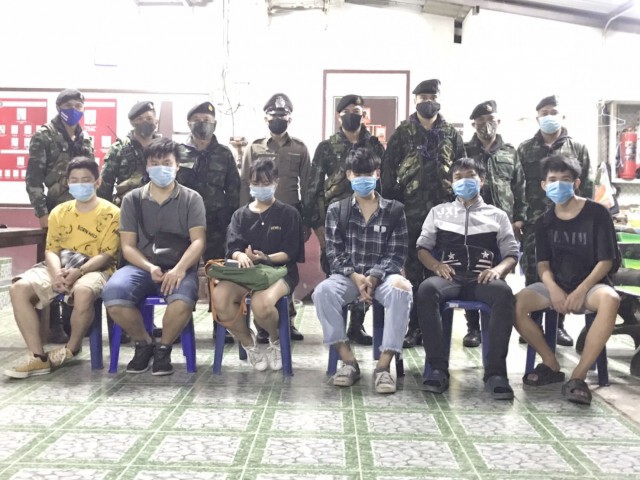 รายวัน!รวบ6คนไทย-จีน ลอบข้ามแม่น้ำเมย