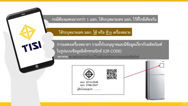 สมอ.จี้ผู้รับอนุญาตใช้ QR Code คู่เครื่องหมาย มอก.