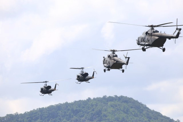 "บิ๊กแดง"ตรวจการฝึกของหน่วยพร้อมรบเคลื่อนที่เร็ว