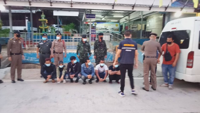 รวบ 6 แรงงานเมียนมาตกงาน-ลอบกลับประเทศ
