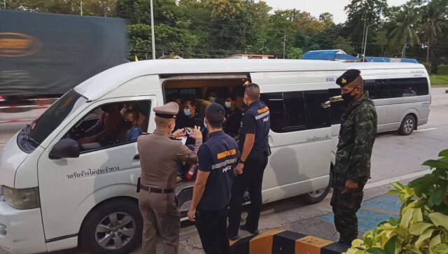 รวบ 6 แรงงานเมียนมาตกงาน-ลอบกลับประเทศ