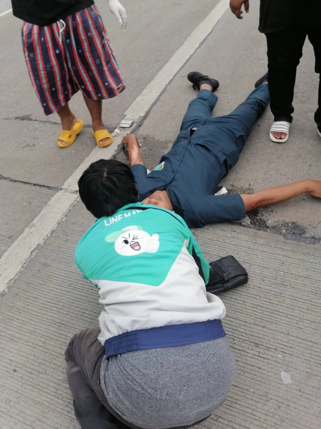 หนุ่มไลน์แมนมอเตอร์ไซด์หายขณะช่วยนักศึกษารถชน