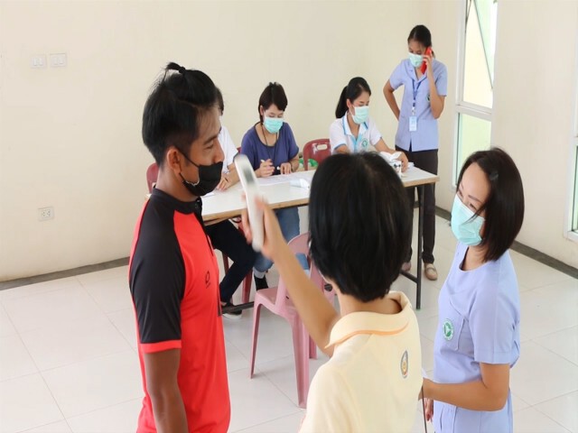 สสจ.ขอนแก่นคัดกรองนักเตะทีมสโมสรฟุตบอลขอนแก่นยูไนเต็ด