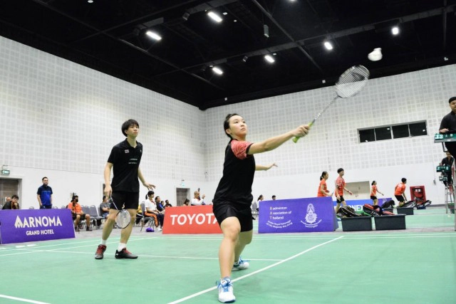 "ธนวัฒน์" บ้านทองหยอด ลิ่วรอบ 8 คน แบดมินตันโตโยต้ายูธฯ