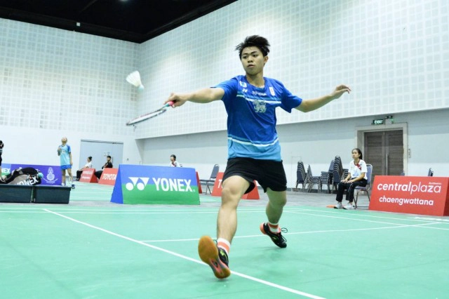 "ธนวัฒน์" บ้านทองหยอด ลิ่วรอบ 8 คน แบดมินตันโตโยต้ายูธฯ