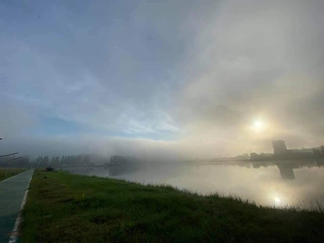 ประมวลภาพความสวยงามของ "อ.เมืองขอนแก่น" เกิดปรากฎการณ์ "ทะเลหมอก"