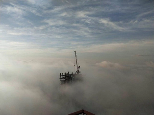 ประมวลภาพความสวยงามของ "อ.เมืองขอนแก่น" เกิดปรากฎการณ์ "ทะเลหมอก"