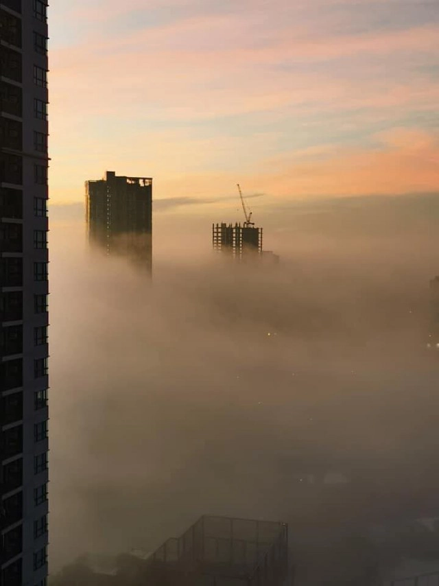 ประมวลภาพความสวยงามของ "อ.เมืองขอนแก่น" เกิดปรากฎการณ์ "ทะเลหมอก"