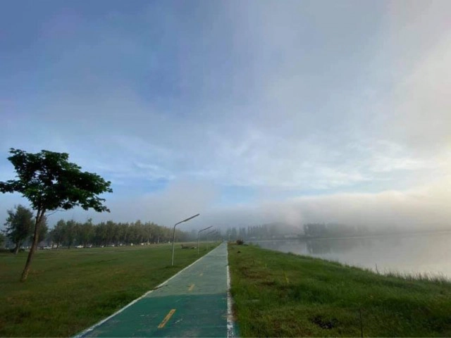 ประมวลภาพความสวยงามของ "อ.เมืองขอนแก่น" เกิดปรากฎการณ์ "ทะเลหมอก"