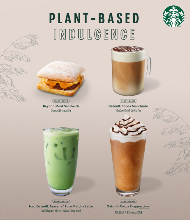 สตาร์บัคส์เปิดตัวเมนูตอบโจทย์ผู้บริโภคยุคใหม่
