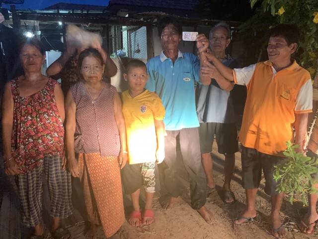 พ่อตุ่ยโชคดีรางวัลที่ 1 หลานบอก