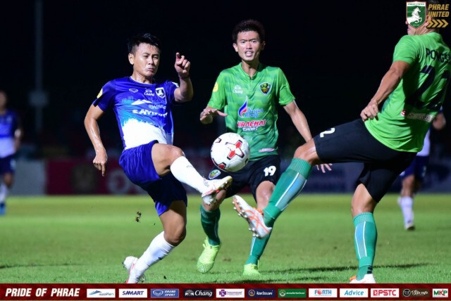 ศึกดาร์บี้แมตช์เมืองเหนือไทยลีก 2 แพร่ถล่มลำปางเละ 3-0