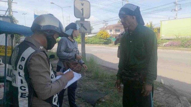 คนร้ายหัวเกรียน ฉกจยย.หนุ่มขายพวงมาลัยกลางวันแสกๆ