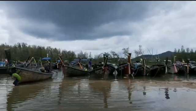 ธงแดง "เกาะพีพี" รับมือพายุ "โนอึล"