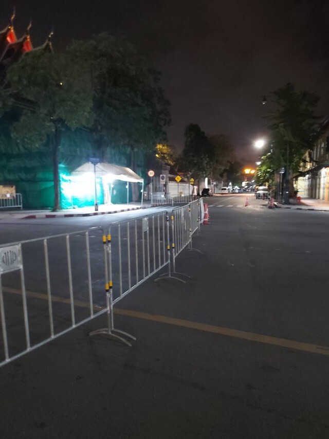 ตำรวจคุมเข้มเขตพระราชฐาน