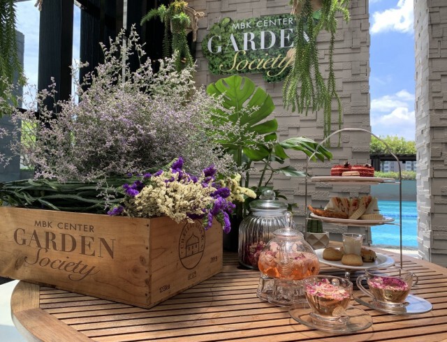 ฮิตไม่เลิก !  เอ็ม บี เค เซ็นเตอร์ ชวนเดินเล่น จิบชาในสวน ซื้อต้นไม้ ในงาน MBK CENTER GARDEN Society
