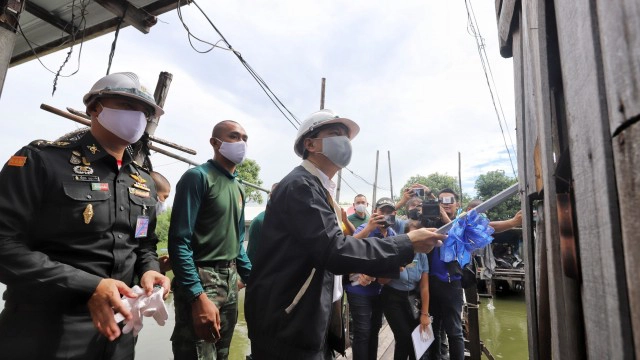 พัฒนาที่อยู่อาศัยชุมชนริมคลองเปรมประชากร