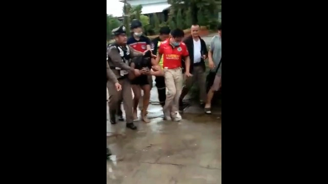 หนุ่มคลั่งบุกเผากุฏิ วัดฮ่องกอม่วงเช้ามืด