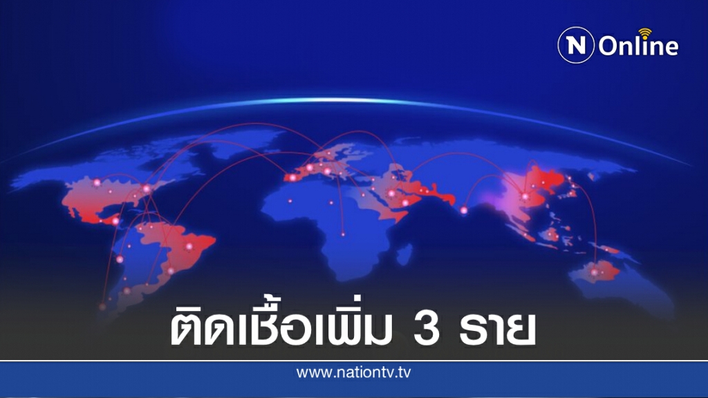 ศบค.เผยพบผู้ติดเชื้อโควิด-19 เพิ่ม 3 ราย จาก ตปท. ศบค.เผยพบผู้ติดเชื้อโควิด-19 เพิ่ม 3 ราย จาก ตปท.