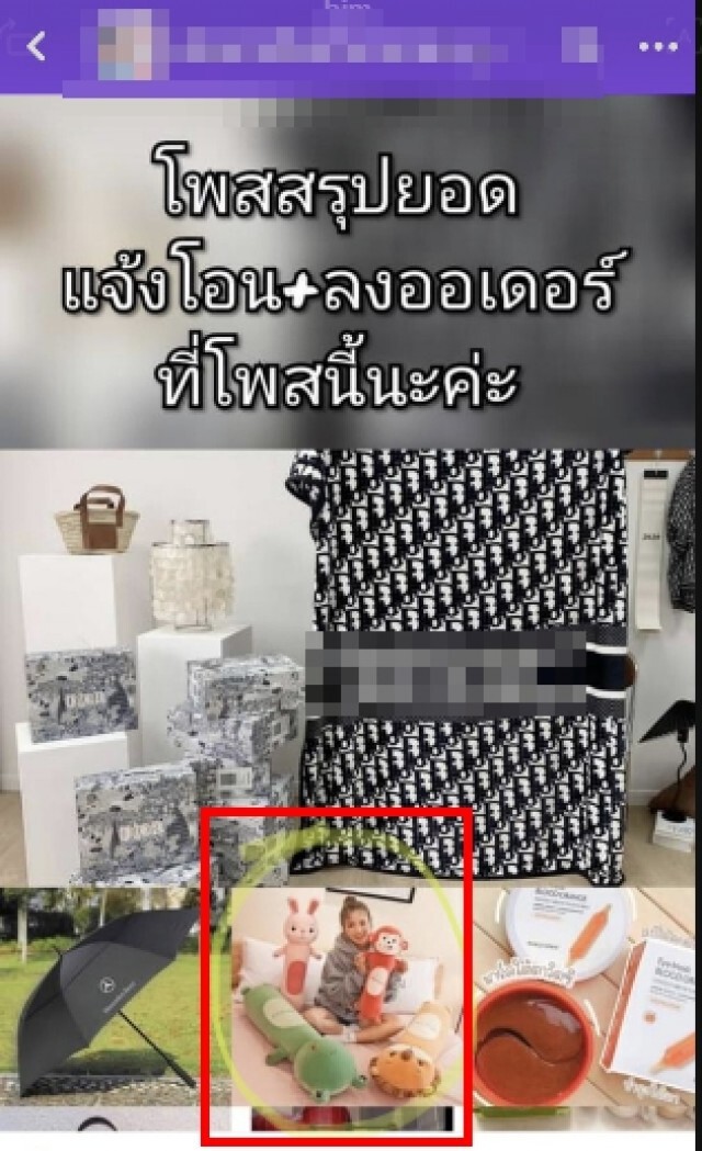 สาวสั่งหมอนข้างลิงออนไลน์ ต้องผิดหวัง เพราะของที่ได้ ไม่ตรงปก