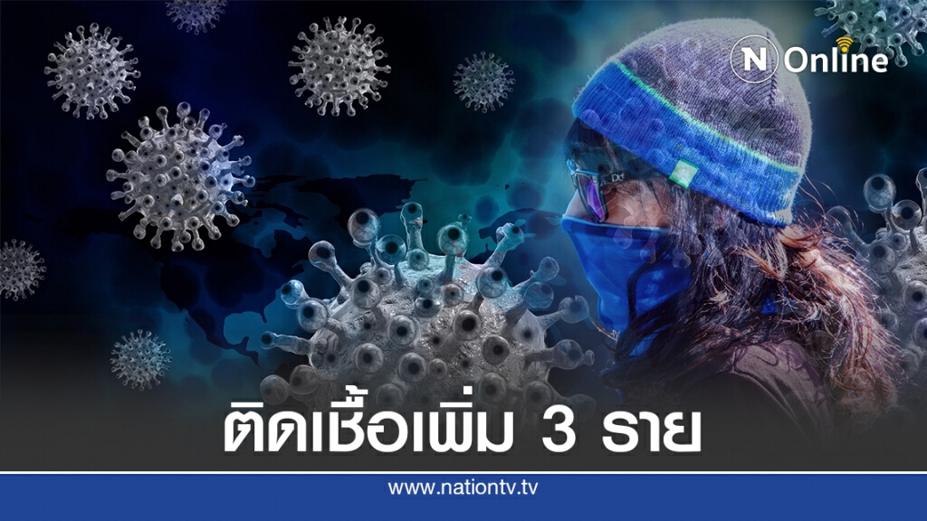 ศบค.เผยพบผู้ติดเชื้อโควิด-19 เพิ่ม 3 ราย มาจาก ตปท.