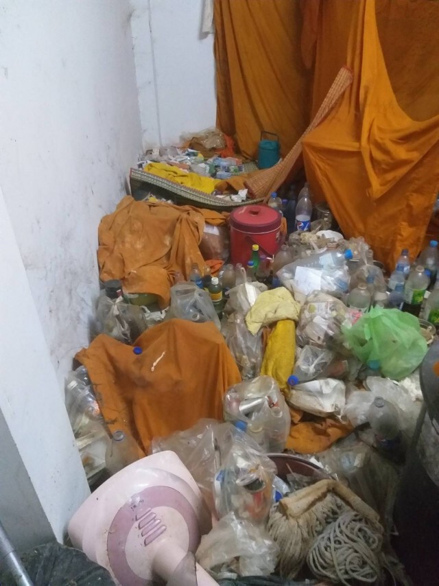 ตร.บุกค้น รวบพระแอบเสพยาบ้าในกุฎิ