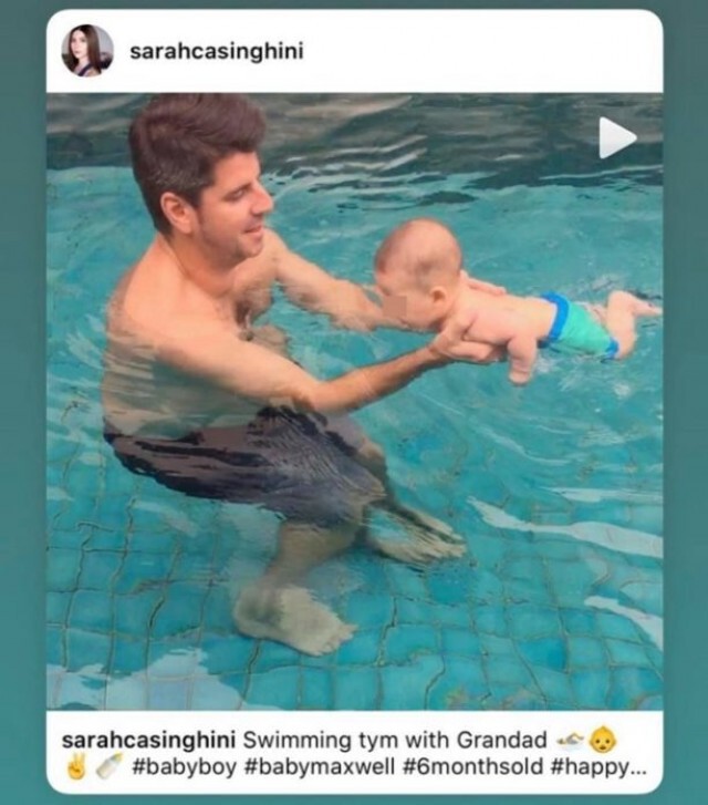 "ซาร่า" ยัน "แม็กซ์เวลล์" ไม่ได้กลัวน้ำ จ่อเอาผิดคนว่าร้ายเรื่องเลี้ยงลูก