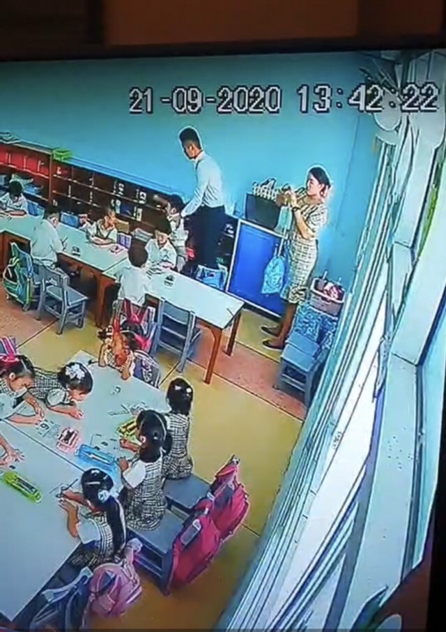 โผล่อีกคลิปครูชายฉุดกระชากเด็กจนร้องไห้