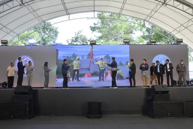 คมนาคมคิกออฟนำยางพาราปรับปรุงถนนเพิ่มความปลอดภัย