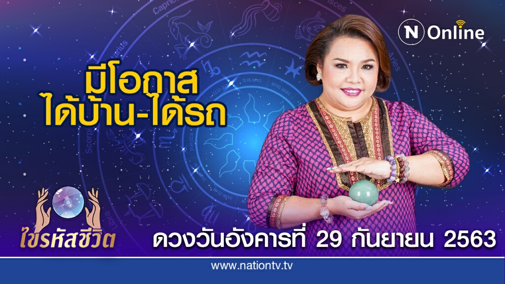 ดวงประจำวันอังคาร ที่ 29 กันยายน พ.ศ. 2563  คนเกิดวันจันทร์ มีเงินเข้ามาจากหลายทาง