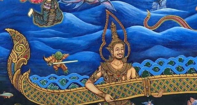 ช่างจิตรกรรมฝาผนังวัดเขียนภาพ ตูน บอดี้สแลม เป็นเทวดา