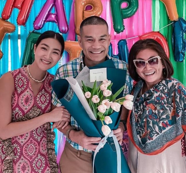 สุดอบอุ่น ‘แพนเค้ก’ จัดงานวันเกิดให้ ‘สารวัตรหมี’