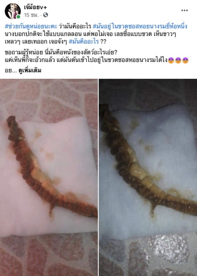 สาวผงะเจอสิ่งแปลกปลอมในซอส สุดสยอง ถามโซเชียลมันคืออะไร