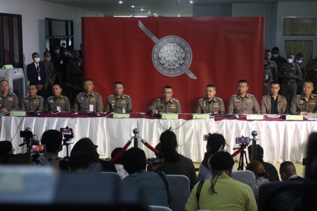 ผบ.ตร.นำทีมแถลงรายละเอียดคดี"น้องชมพู่"