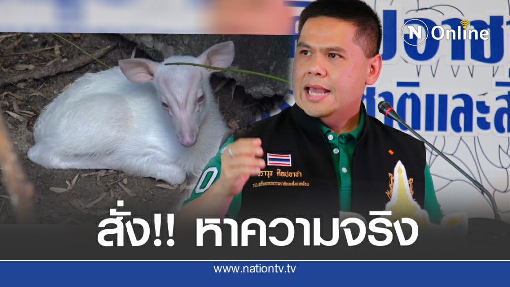 "วราวุธ"สั่งสอบเหตุสังหาร ผอ.สวนสัตว์ - ไม่ทิ้งปม"เก้งเผือก" "วราวุธ"สั่งสอบเหตุสังหาร ผอ.สวนสัตว์ - ไม่ทิ้งปม"เก้งเผือก"