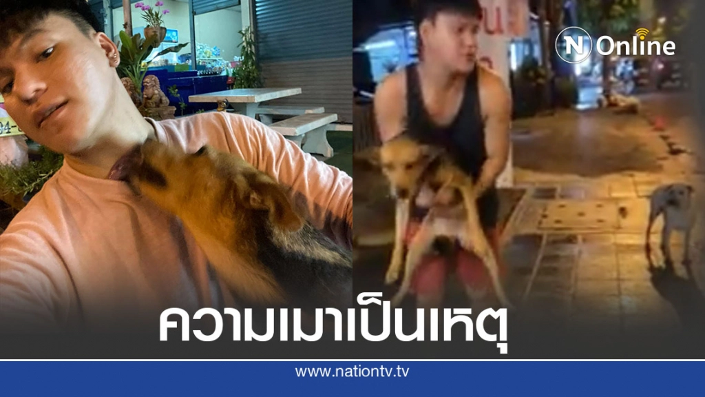 ชาวเน็ตแห่แชร์คลิป หนุ่มไปกินหมูกระทะ สร้างวีรกรรมสุดฮากับน้องหมาตัวนี้