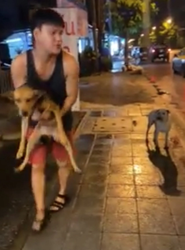 ชาวเน็ตแห่แชร์คลิป หนุ่มไปกินหมูกระทะ สร้างวีรกรรมสุดฮากับน้องหมาตัวนี้