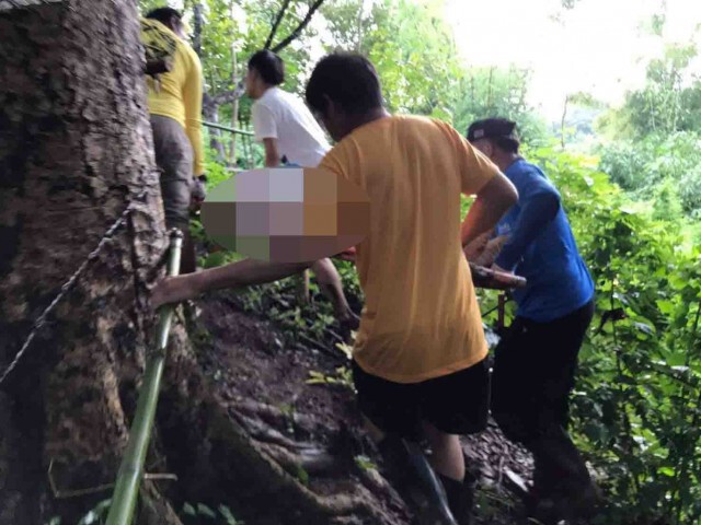 น้ำป่าพัดภรรยาหายต่อหน้าต่อตาสามี