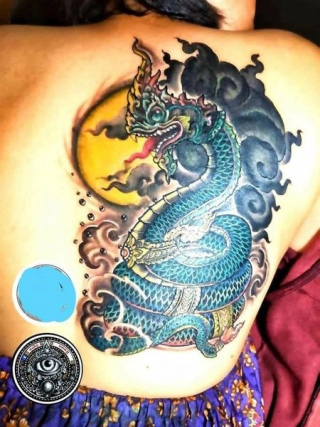 งูเขียวหัวโม่ง ส่อดราม่าซ้ำ รอยสักพญานาค เจ็บแต่ไม่จบ คิดว่าดีสุดท้ายสงสารคนสักเลย