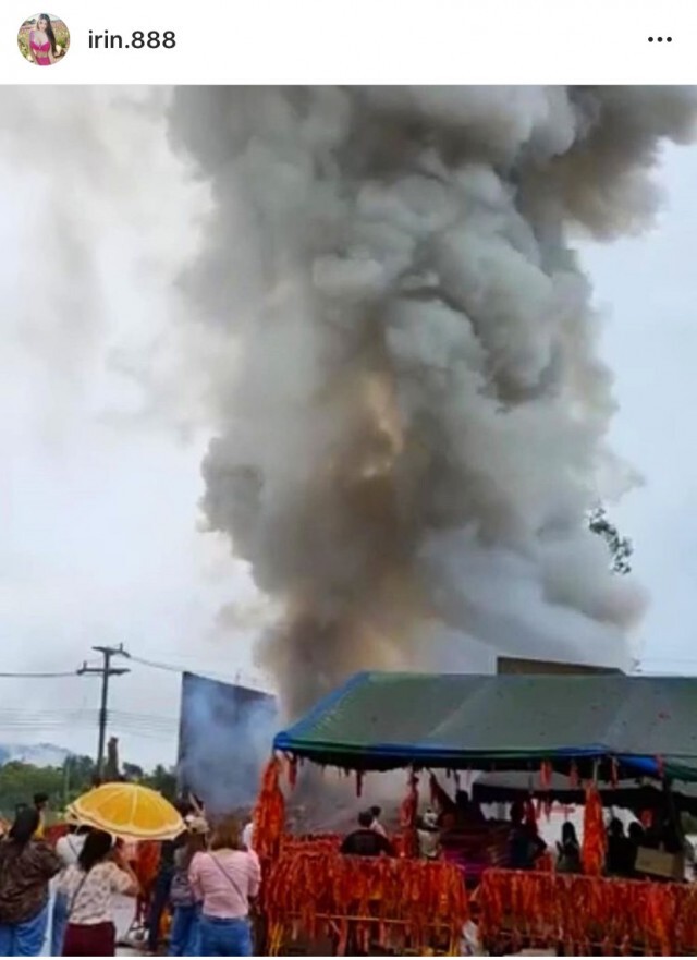 ‘เปิ้ล ไอริณ' วอนหยุดจุดประทัดแก้บน ลั่น!! สร้างมลพิษทางอากาศ
