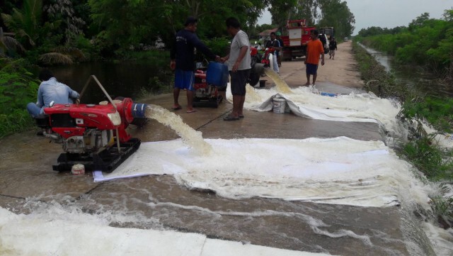 น้ำลำบริบูรณ์ทะลักท่วม 150 หลังคาเรือน