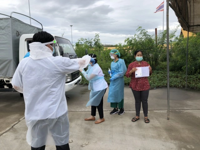 รพ.แม่สอด ตั้งจุดคัดกรองชาวเมียนมา-สกัดโควิด19