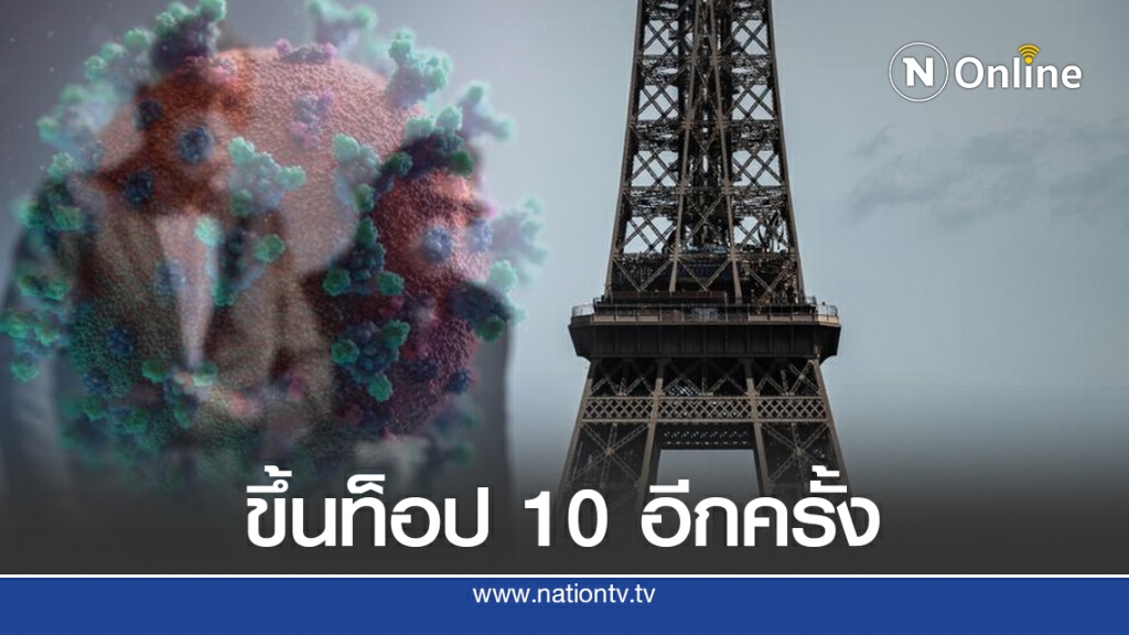 ป่วยโควิด 37 ล้าน ฝรั่งเศส ขึ้นท็อป 10 อีกครั้งหลังป่วยเพิ่มรายวันพุ่ง ป่วยโควิด 37 ล้าน ฝรั่งเศส ขึ้นท็อป 10 อีกครั้งหลังป่วยเพิ่มรายวันพุ่ง
