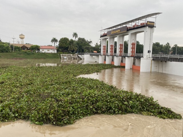 ชป.แจ้งเตือนระดับน้ำลุ่มน้ำเพชรบุรี มีระดับสูงขึ้น หลังมีฝนตกหนักทางตอนบน
