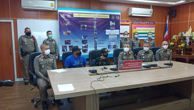 ตร. แถลงผลการจับกุมผู้ต้องหาแข่งรถในทางหลวงพิเศษหมายเลข 7