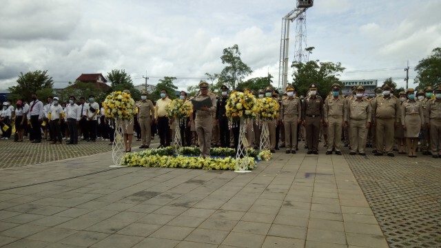 ชาวสุราษฎร์ธานีร่วมใจ"สดุดีเทิดไท้องค์ราชัน "