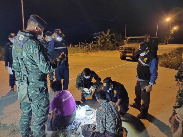 รายวัน! จับ4ชาวเมียนมาลอบเข้าเมือง
