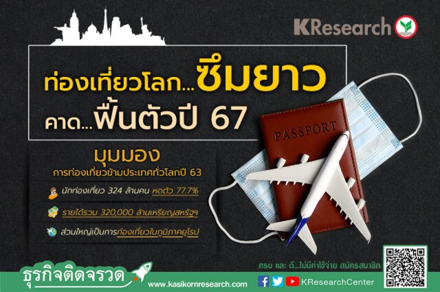 ท่องเที่ยวโลกซึมยาว คาดฟื้นตัวปี 67