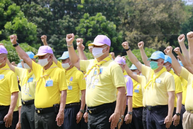 จิตอาสาพัฒนาพระราชวังจันทน์เนื่องในวันคล้ายวันสวรรคต ร.9