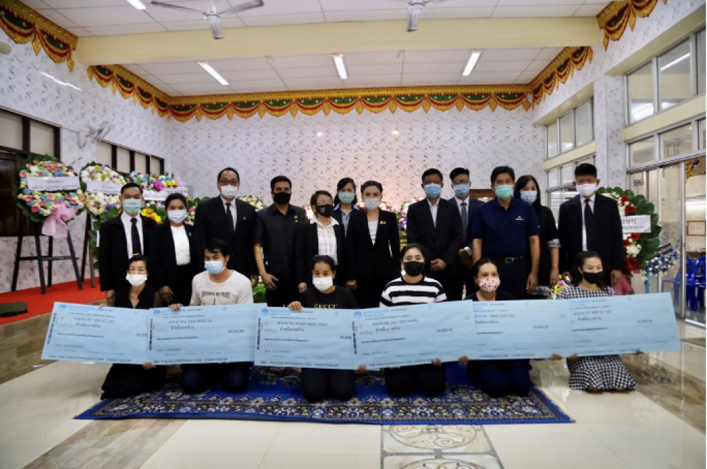 "สุชาติ" รมว.แรงงาน ส่ง "ธิวัลรัตน์" ที่ปรึกษา มอบสิทธิแก่ญาติลูกจ้างเมียนมาร์เหยื่อรถไฟชนรถบัส